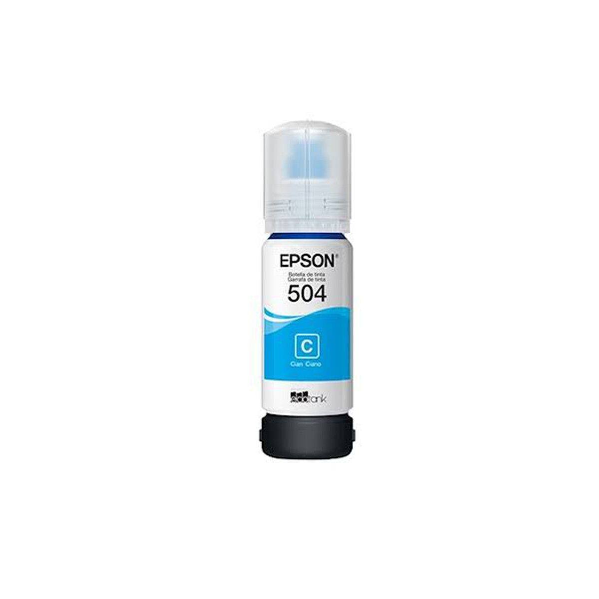 Refil Tanque Tinta Epson T504 Ciano L4150/60/6171 - T504220-al *