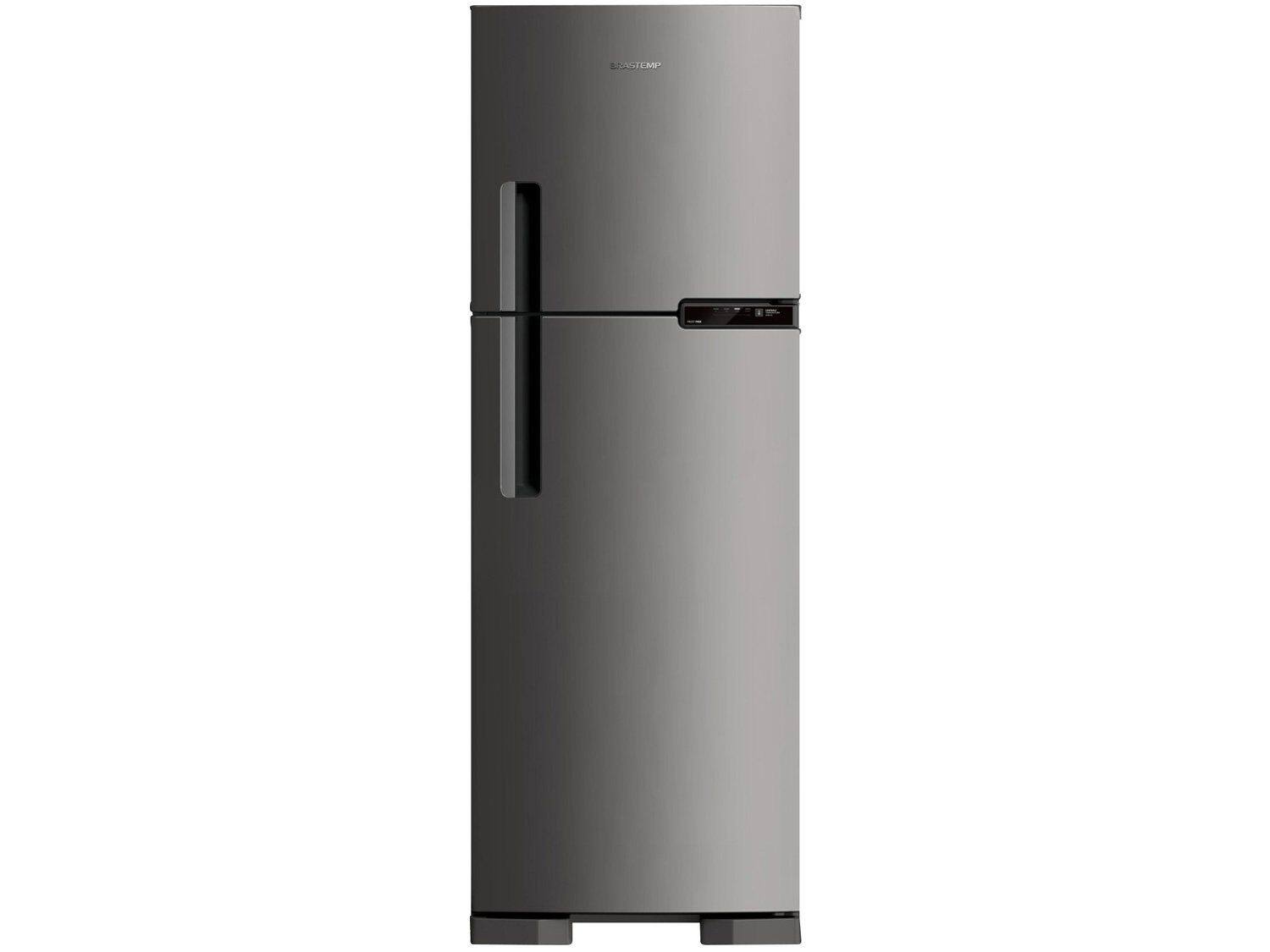 Refrigerador Brastemp Frost Free 375 Litros Duplex com Compartimento Extrafrio Inox BRM44HK - 220 Volts