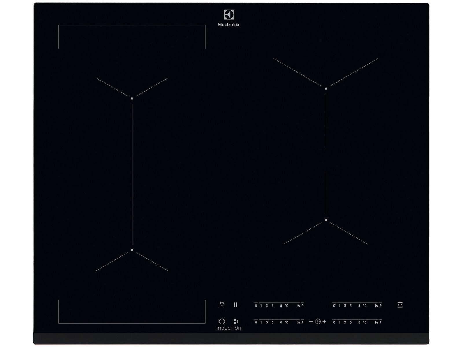 Cooktop 4 Bocas de Indução Electrolux Experience com Unicook e Timer (IE60P)