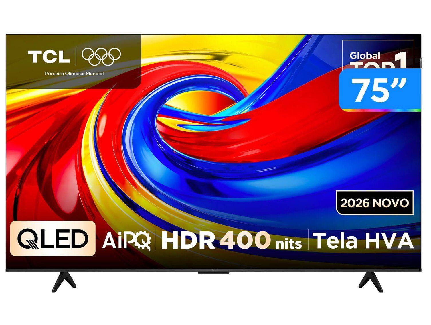Smart Tv 75P7L Led 75 4k Wi-fi Google Tv Comando de Voz TCL