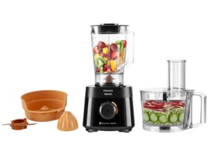 Multiprocessador Philips Walita RI7300/92 PowerChop 600W 2 Vel. + Pulsar Preto