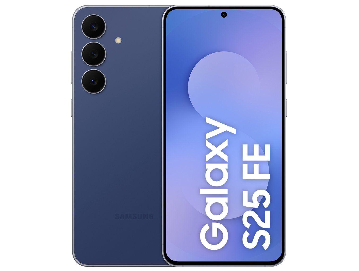 Smartphone Samsung Galaxy S25 FE 5G 128GB Azul Marinho, RAM 8GB, Câmera 50MP, Selfie de 12MP, Tela 6.7