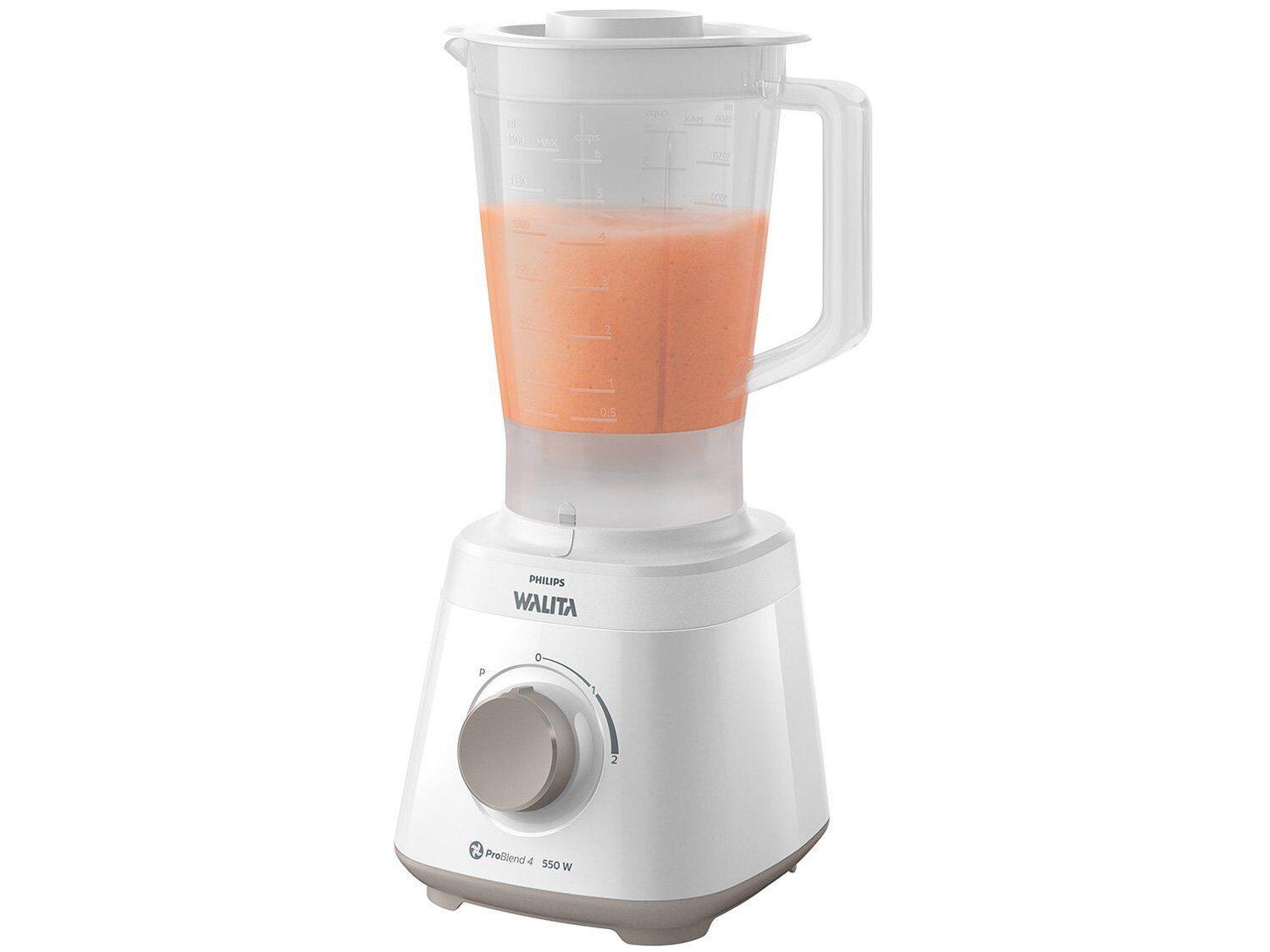 Liquidificador Walita Daily 2 Litros 2 Velocidades + Pulsar 550W 127v RI2110/00 Branco