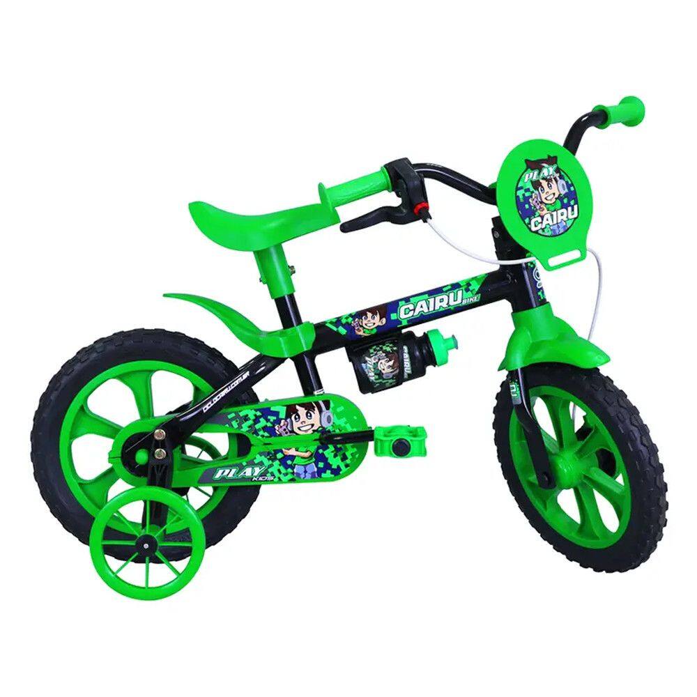 Bicicleta Infantil Play Kids Aro 12 Freio Dianteiro a Tambor 1 Marcha Cairu