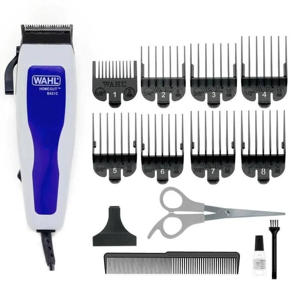 Wahl Home Cut Basic 220V Máquina De Cortar Cabelo Com 8 Pentes