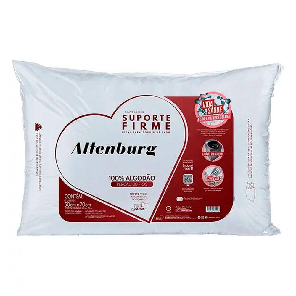 Travesseiro Altenburg Suporte Firme Poliéster