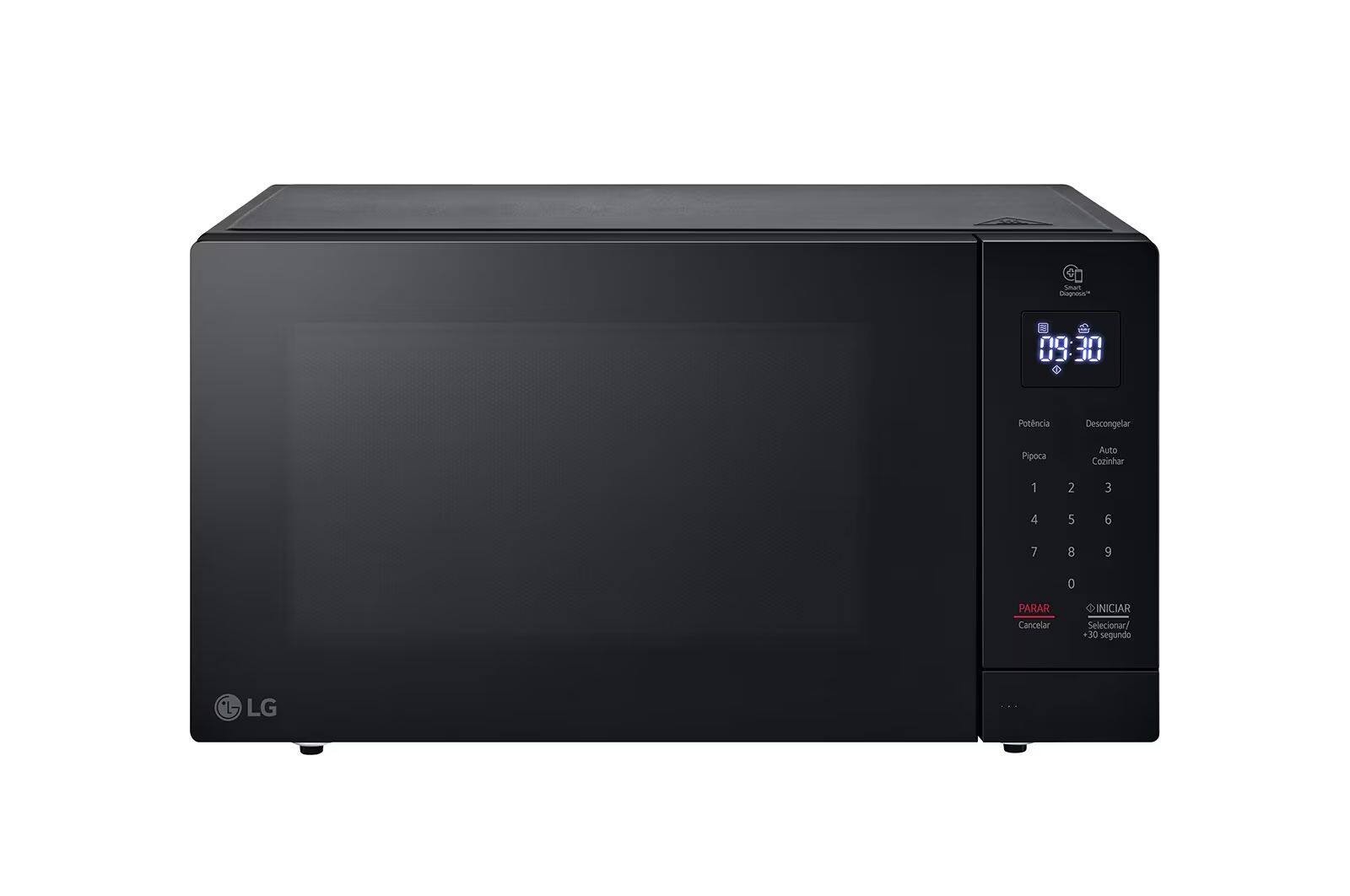 Micro Ondas LG NeoChef 30L Limpa Fácil MS3033DSA 220V Preto