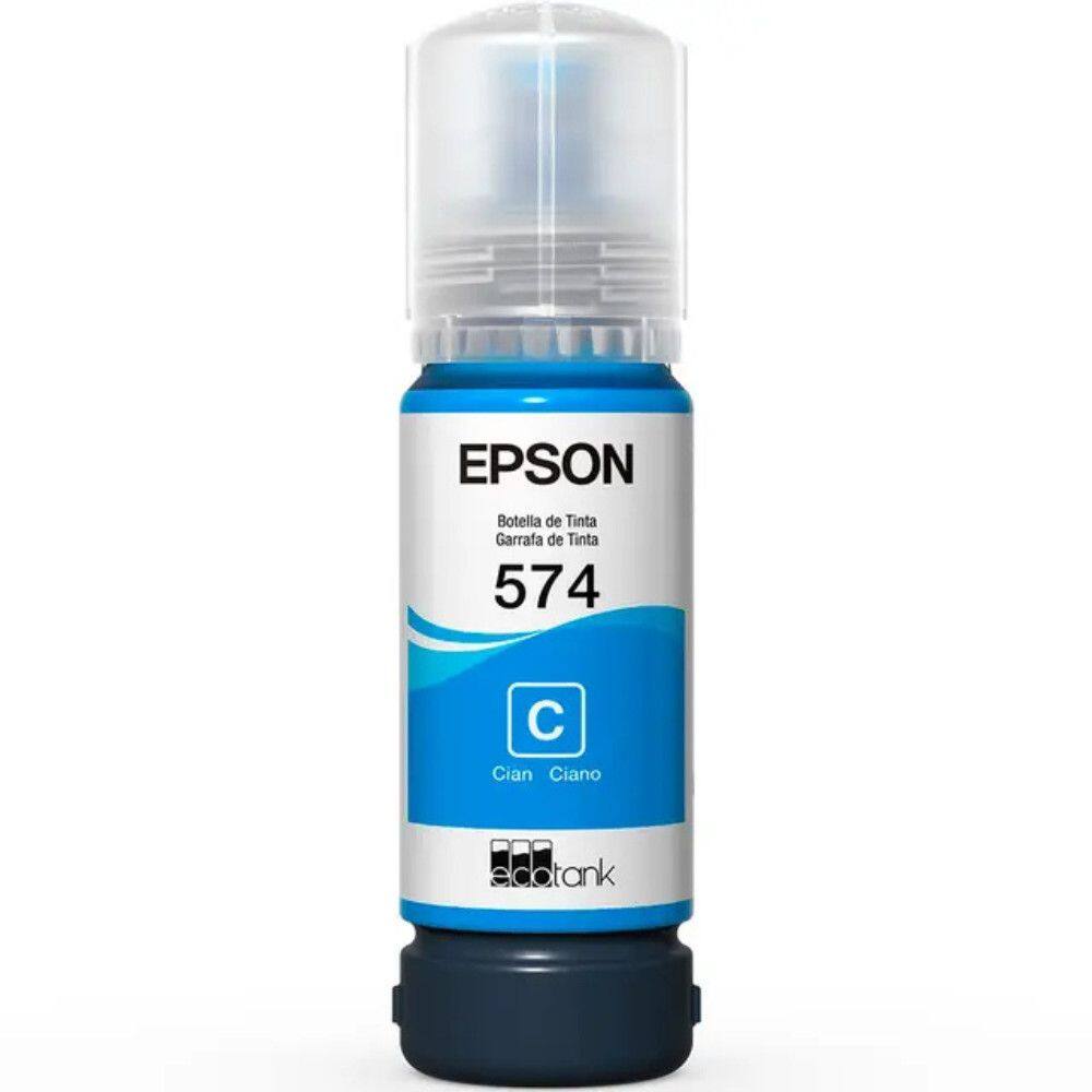 Refil para Tanque de Tinta Epson Ciano 574 até 2.100 Fotografias
