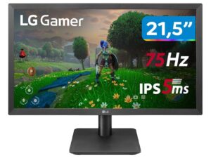 Monitor Gamer LG 21,5" LED VA Full HD 75hz AMD FreeSync HDMI VGA VESA 1920x1080 - 22MP410-B
