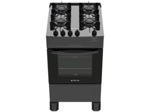Fogão a Gás Atlas Monaco Top Glass 4 Bocas Piso Acendimento Automático