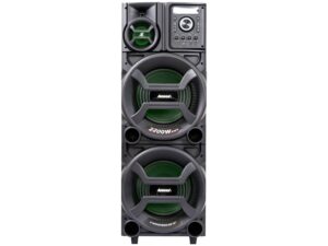 Caixa De Som Amplificada Amvox ACA 2201 PESADÃO ll 2 Woofer ALTO FALANTE 12" Bivolt SFM