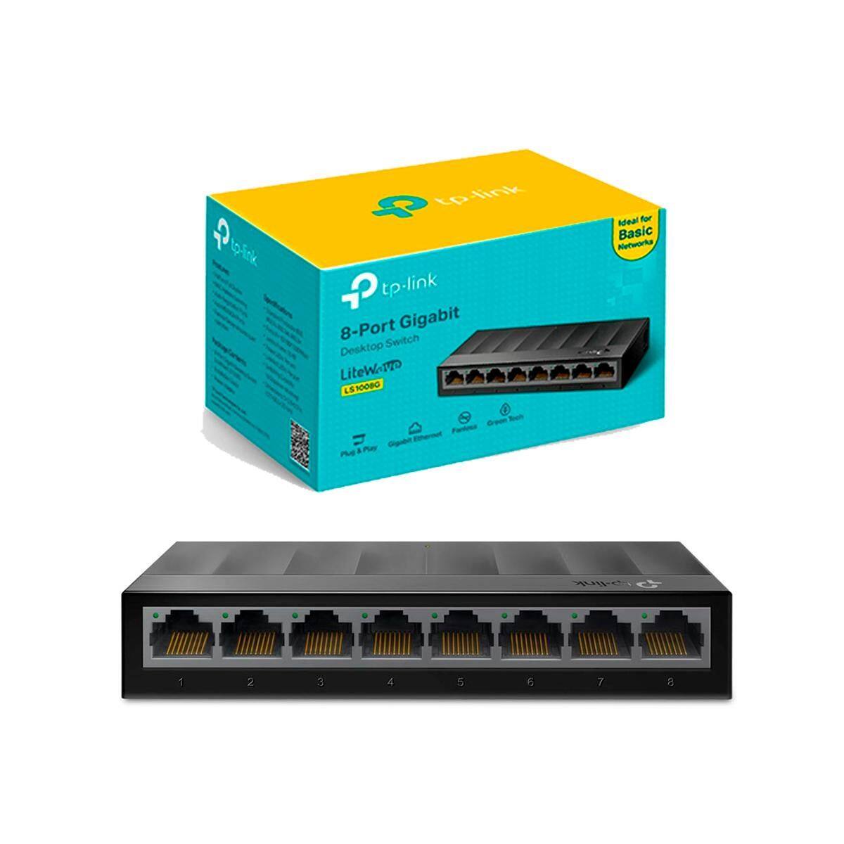 Switch 8 Portas Gigabit 10/100/1000Mbps LS1008g TP-Link