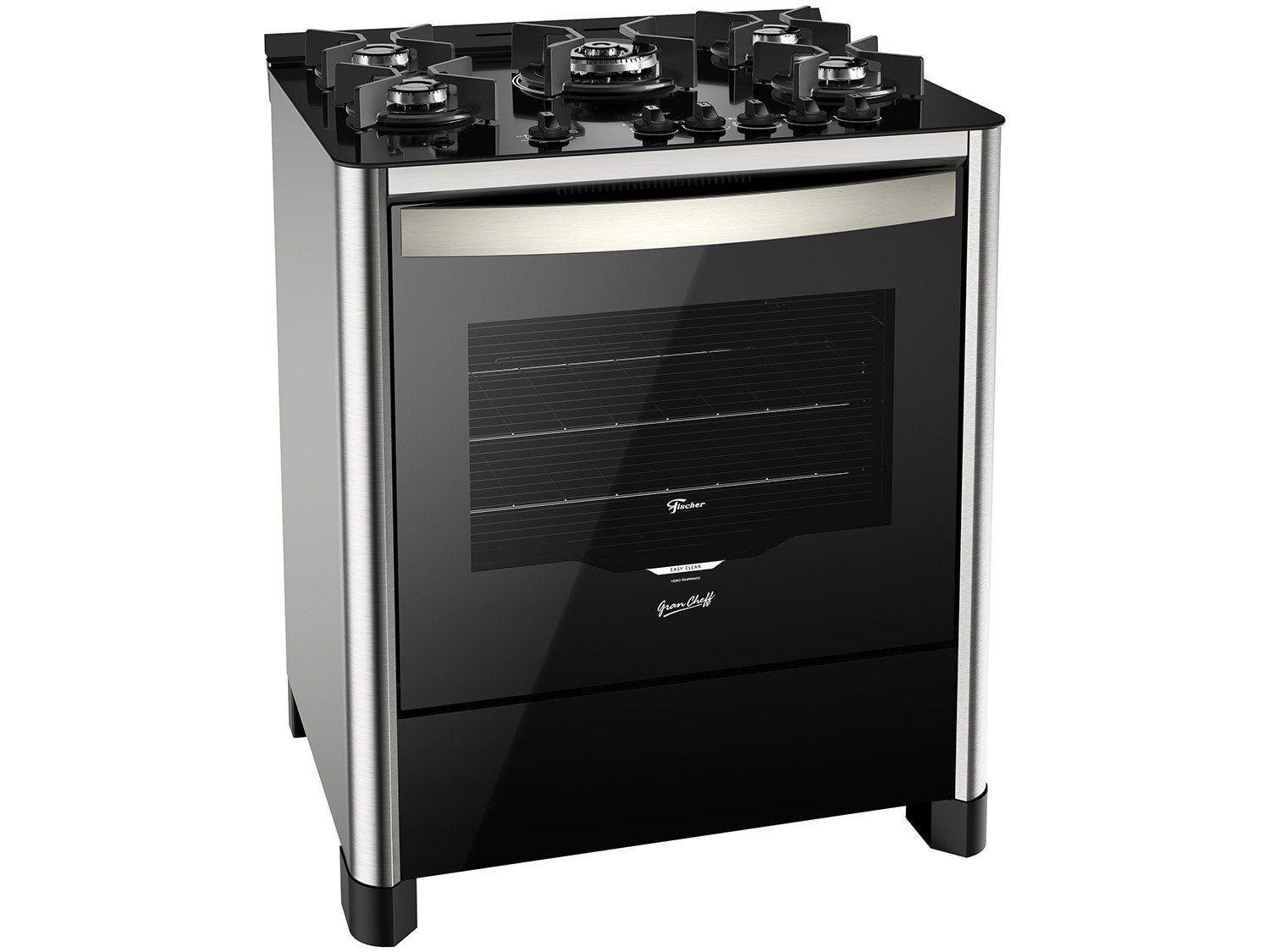 Fogão 5 Bocas Fischer Gran Cheff com Grill