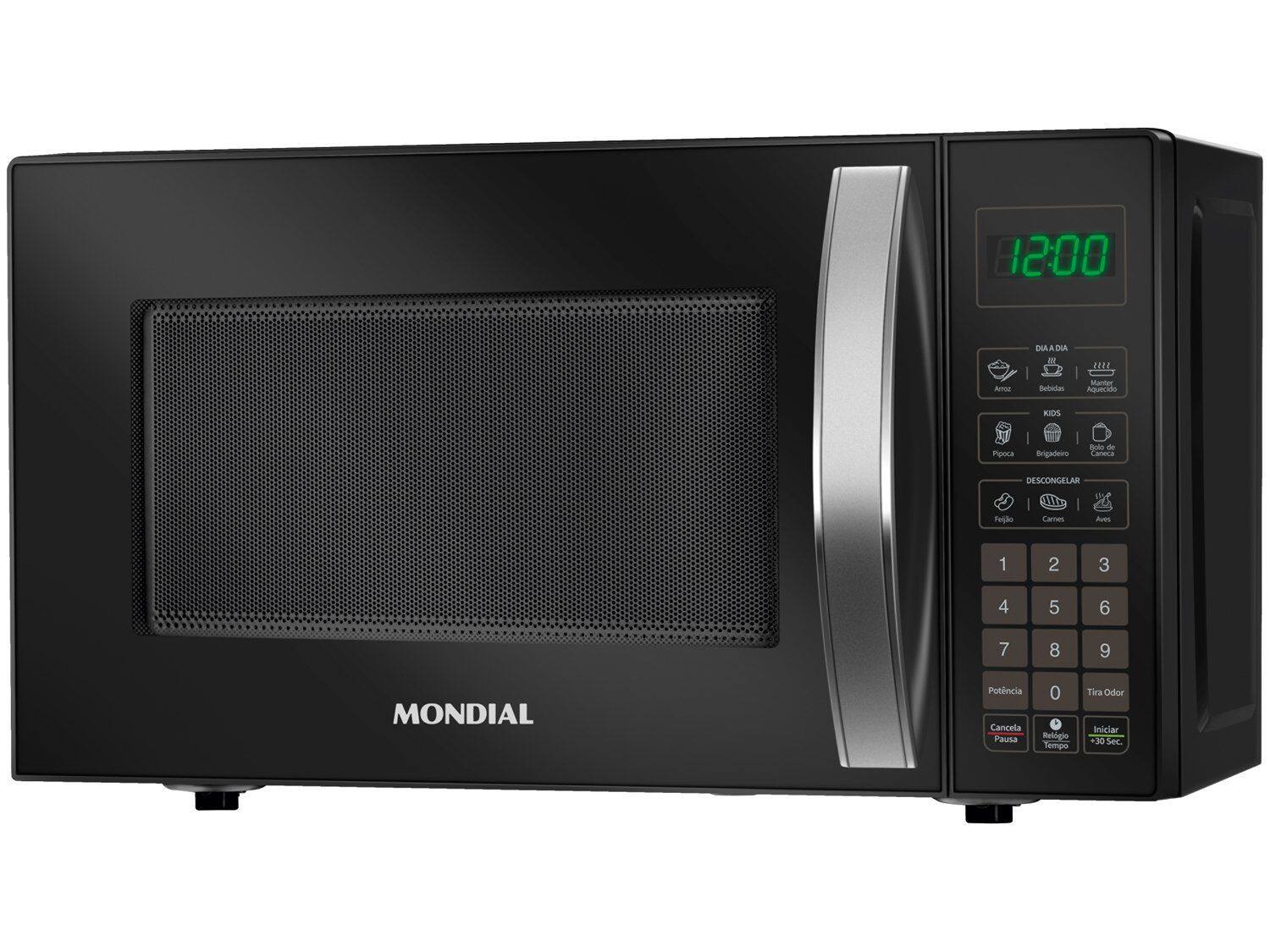Micro-ondas de Bancada Mondial 21L 1200W Menu Dia a Dia MO-01-21