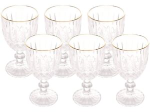 Jogo de Taças para Água de Vidro 345ml 6 Peças Wolff Mesa Greek