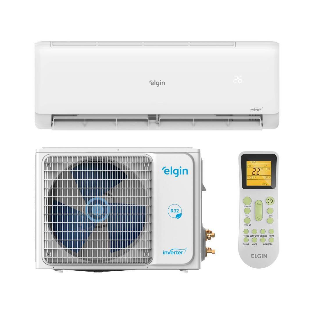 Ar Condicionado Split Hi Wall Inverter Elgin 18000 Btus Quente e Frio Eco Inverter Ii Wi-fi C 220v