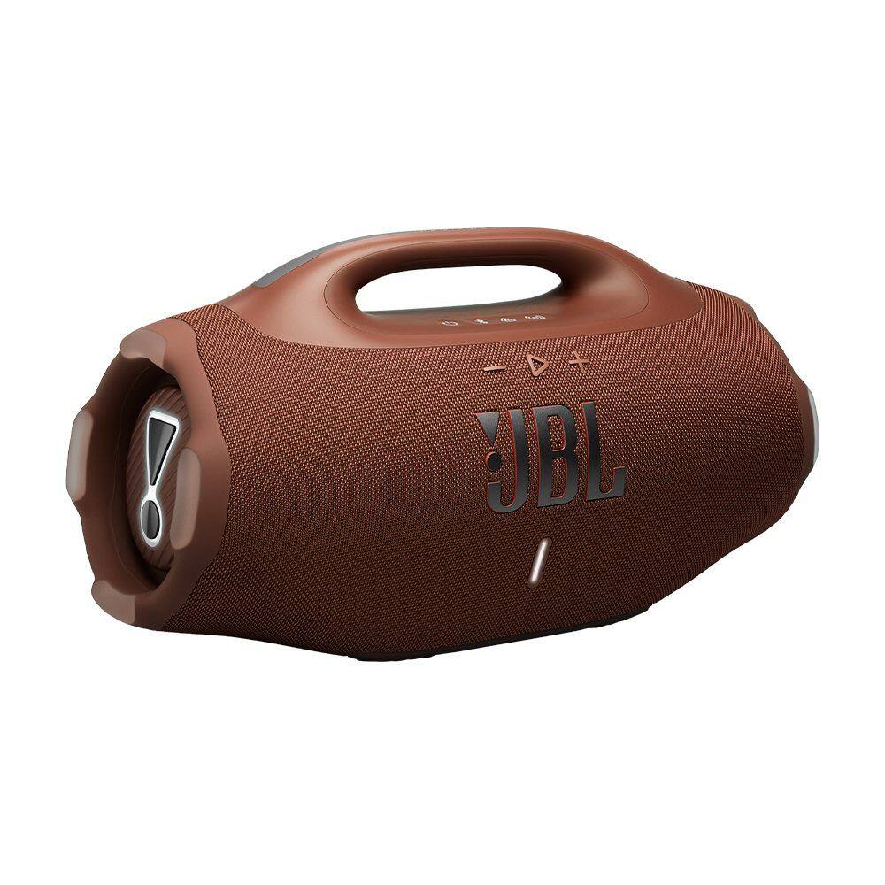 Caixa de Som Bluetooth JBL Boombox 4 Marrom, Bateria de Até 34H à Prova dÁgua e Resistente a Poeira IP68 e 210W