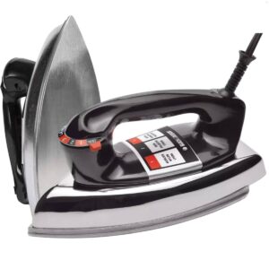 Ferro De Passar Roupas A Seco Eletrico Preto Black Decker VFA1110 Leve Com Base Alumínio 1100w 127v
