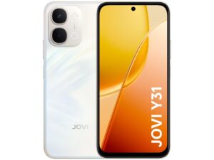 Smartphone Jovi Y31 256GB 8GB RAM Branco Lírio 6,75" Câm. Dupla + Selfie 32MP