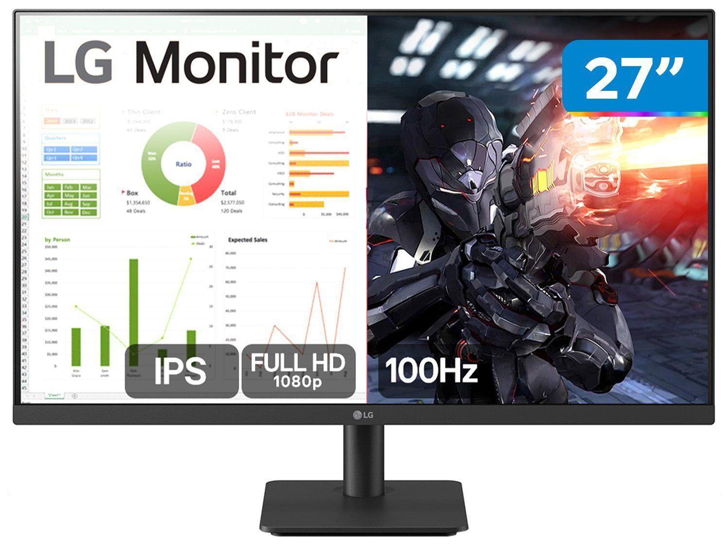 Monitor Gamer 27MS500-B.AWZM IPS 27 Full HD HDMI LG