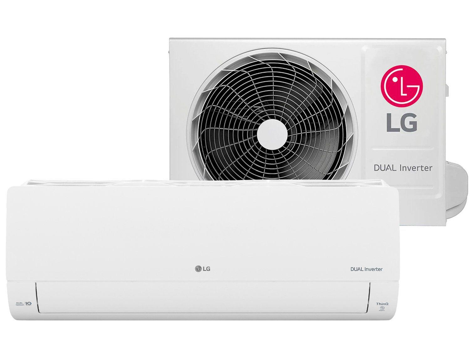 Ar-Condicionado Split HW LG Dual Inverter +AI Voice 18.000 BTUs R-32 Quente/Frio 220V