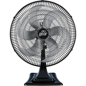 Ventilador De Mesa Oscilante Turbo 50cm Goar VT50MC 6 Pás 3 Velocidades 50w Preto Potente Silencioso