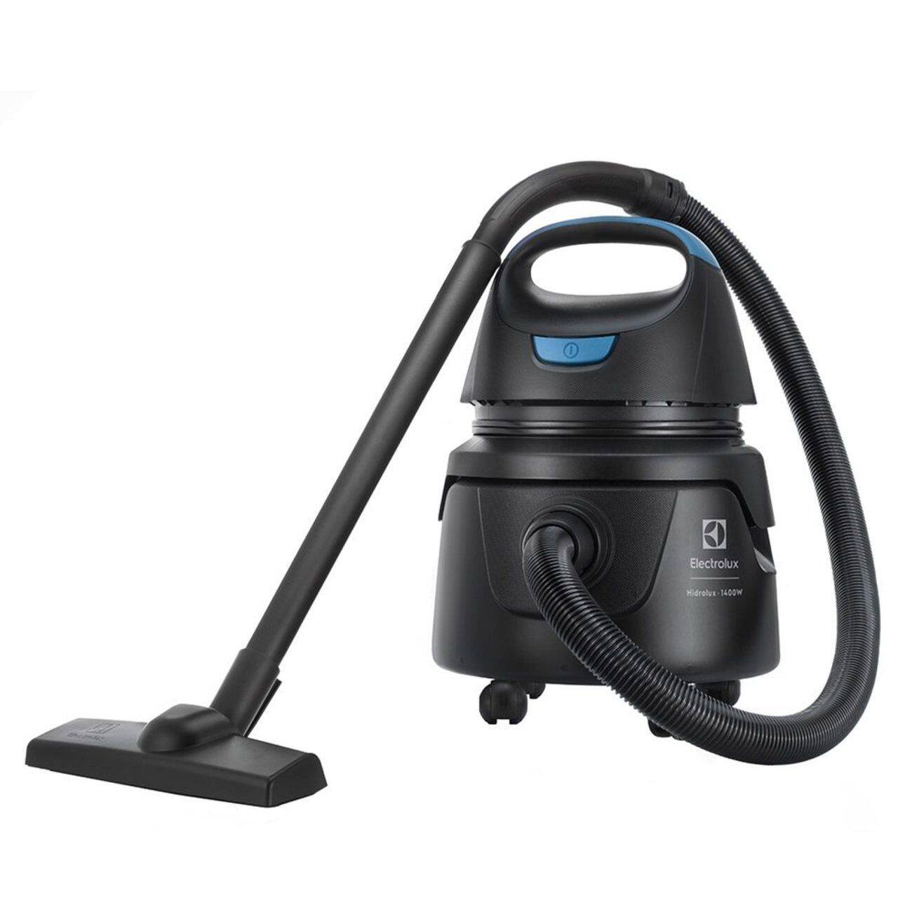 Aspirador de Pó e Água Electrolux Compacto Potente Função Sopro 1400W 12L total 5L útil protetor térmico AWD01