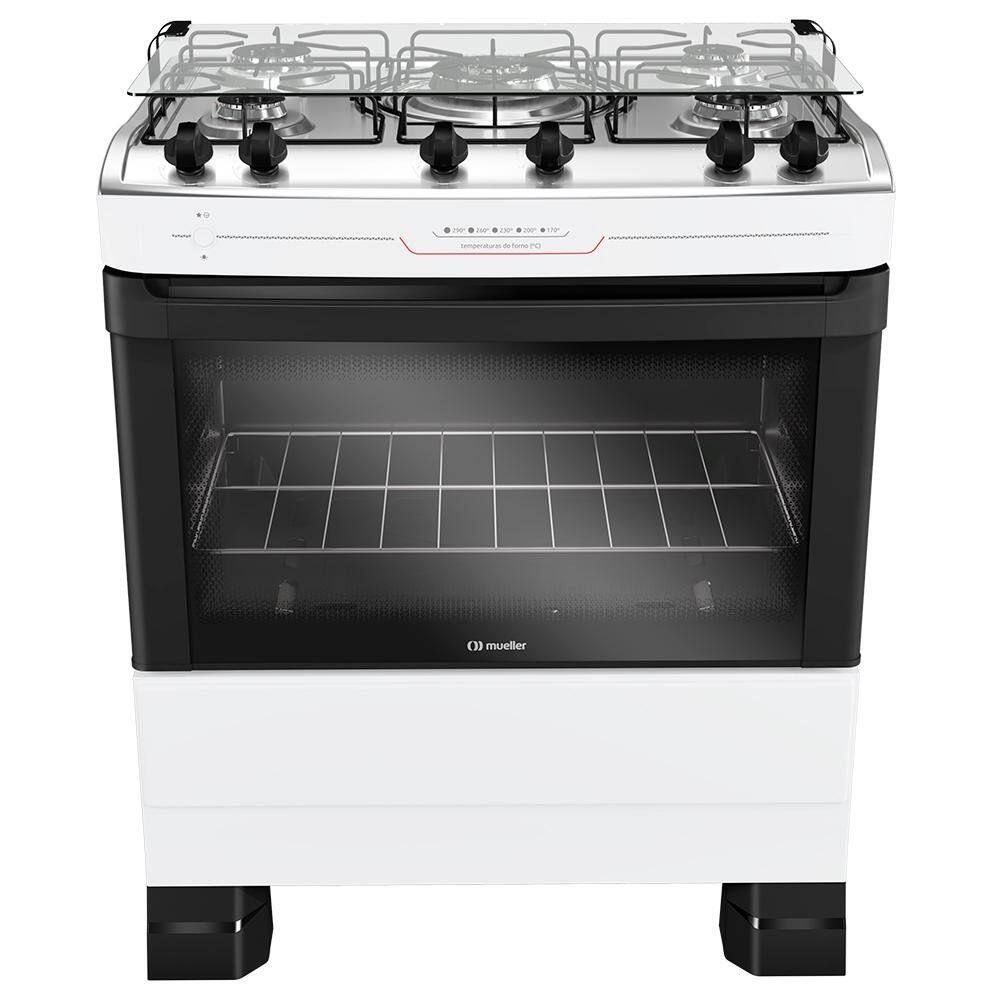 Fogão MFI5BF 5 bocas Mesa Inox Mueller