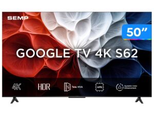 Smart TV Semp LED 50 4K Wi-Fi Android UHD 50S62