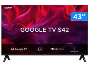 Smart Tv Semp 43 Led Resolução Fhd Dolby Audi 43s42