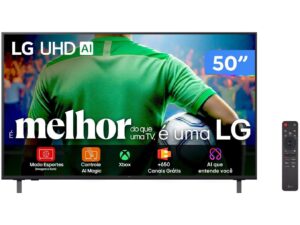 Smart TV LG 50UA8550PSA 4K UHD 50" WebOS 25 AI Sound Pro e Processor α7 AI 4K Gen8