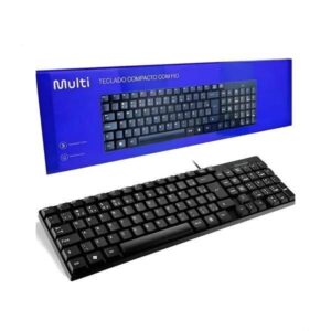 Teclado com fio tf100 usb compacto 120cm