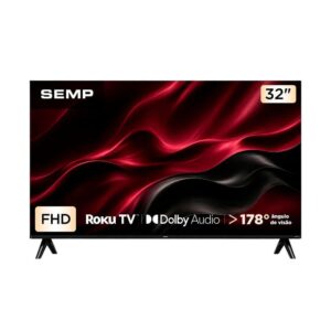Smart TV 32S42R 32 LED Full HD Roku Wi-Fi Dolby Audio HDMI USB Semp