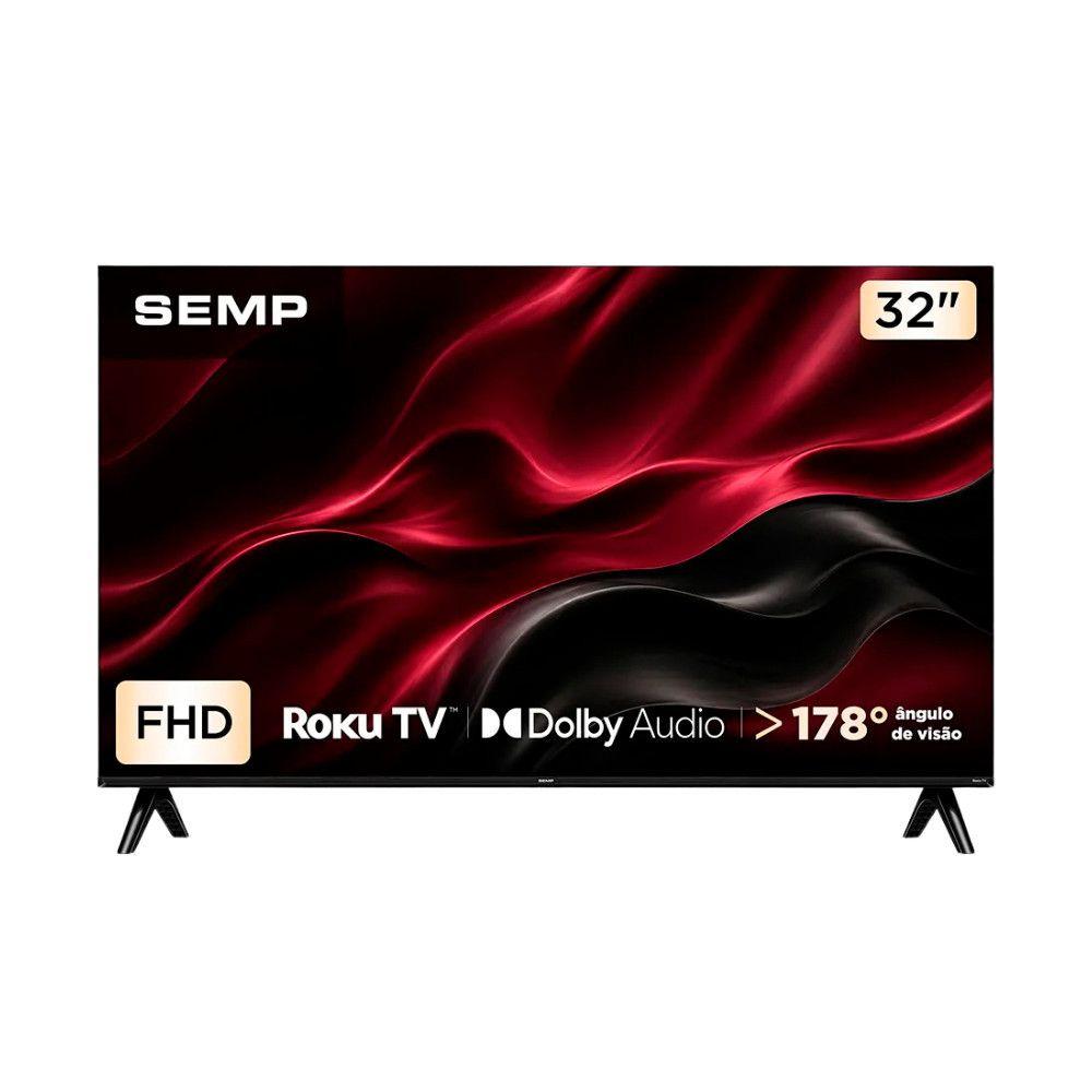 Smart TV 32S42R 32 LED Full HD Roku Wi-Fi Dolby Audio HDMI USB Semp