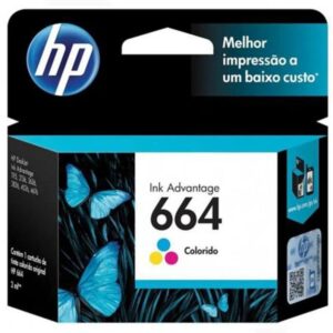 Cartucho De Tinta Hp Ink Advantage 664 Tricolor F6v28ab