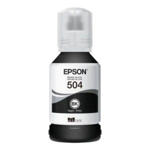 Refil Tanque de Tinta Epson Preto T504 até 7500 Páginas