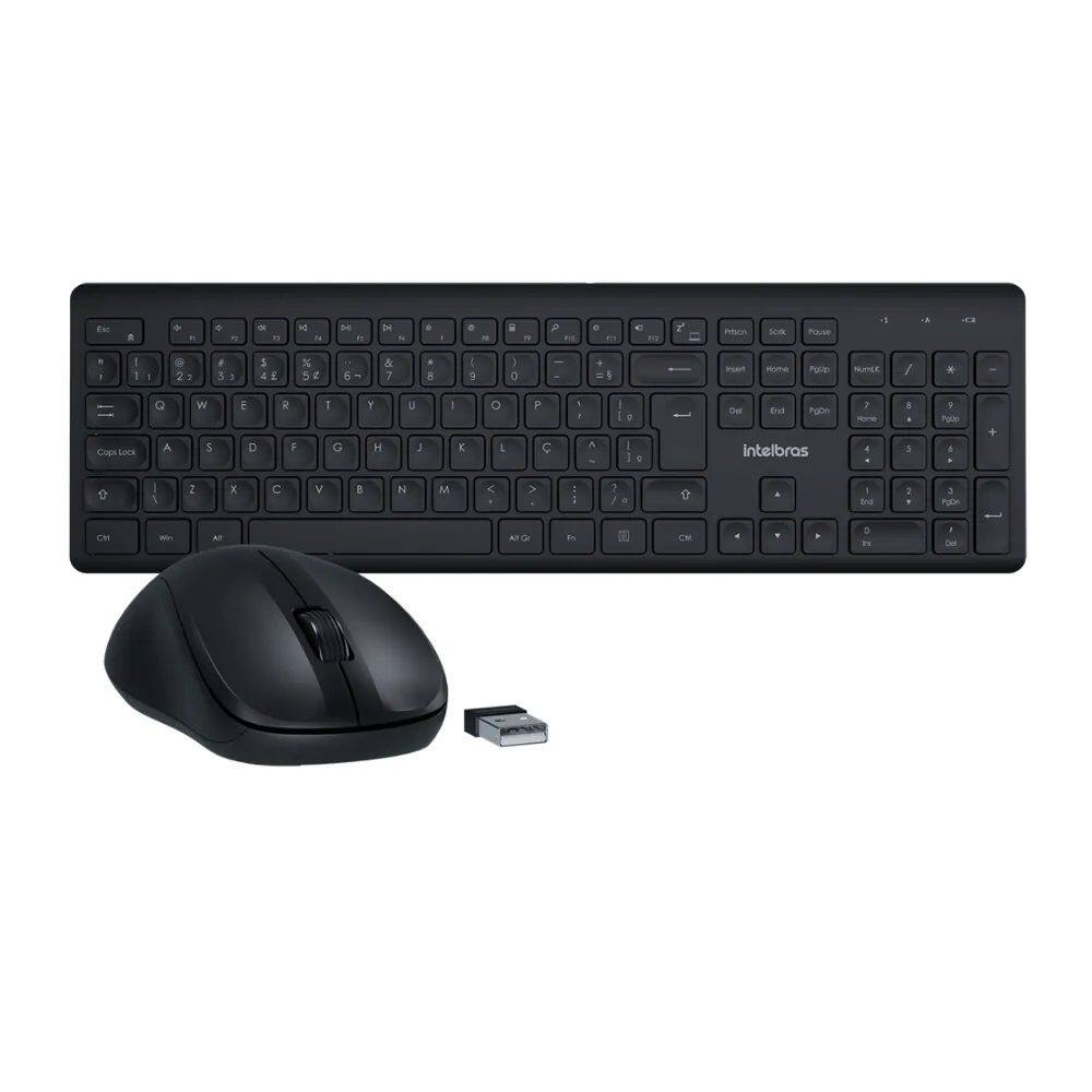 Kit Teclado e Mouse Intelbras CSI50 Sem Fio