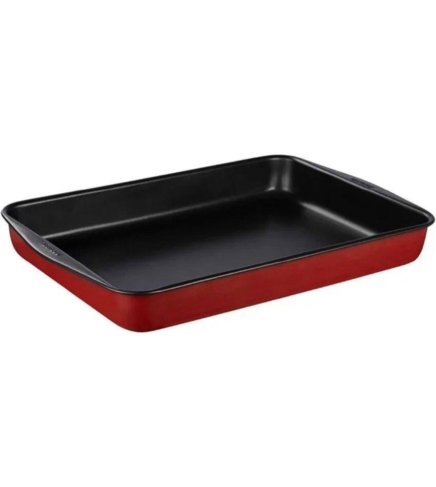 Assadeira 44cm Rochedo Dura Mais Funda Retangular Com Revestimento Antiaderente