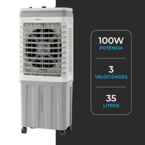 Climatizador de Ar Portátil Ventus 35T Symphony 35L Evaporativo