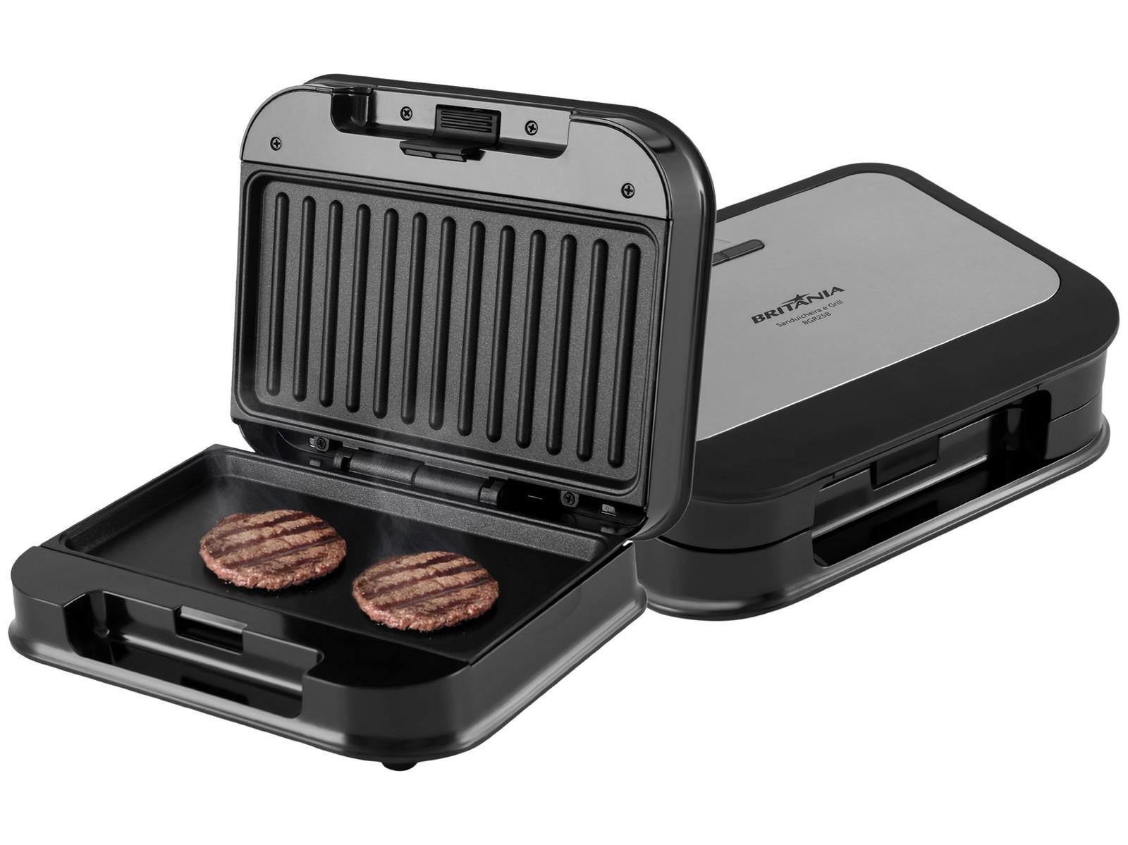Sanduicheira e Grill Britânia BGR25B 750W