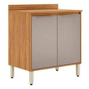 Balcão 2 Portas 80cm com Tampo em MDF Plena Demóbile